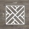 Ekena Millwork Extra Small Killeen Decorative Fretwork Wall Panels in Architectural PVC, 7 3/8"W x 7 3/8"H x 3/8"T WALP08X08KLN - alternate 3